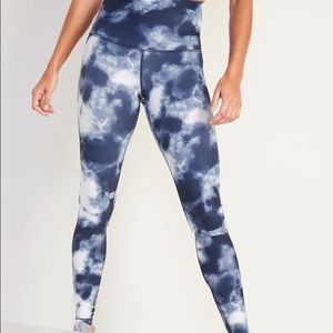 Old navy high waisted powersoft tie dye leggings